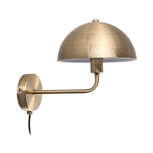 Nástenná lampa v zlatej farbe Leitmotiv Bonnet, výška 25 cm-image-1