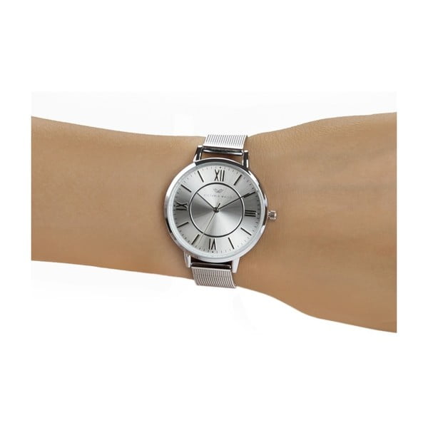 Set dámskych hodiniek s remienkom z chirurgickej ocele a náramku Victoria Walls Asia-image-3