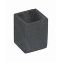 Tmavosivý mramorový téglik na zubné kefky Aixa – Kave Home