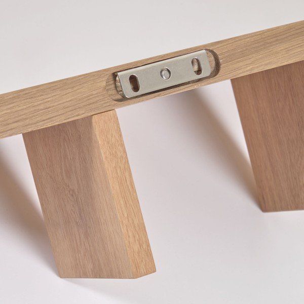 Nástenná polica v dubovom dekore Kave Home Rasha-image-1