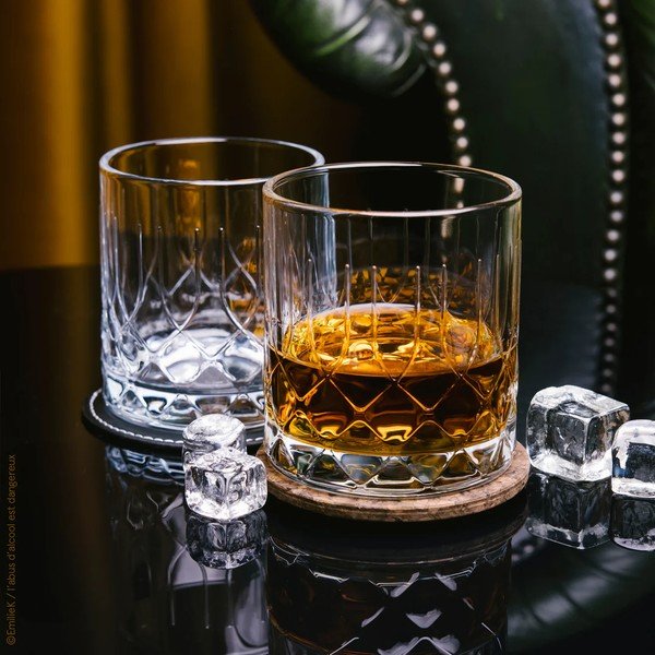 Poháre v súprave 4 ks na whisky 340 ml Chicago – La Rochére-image-2