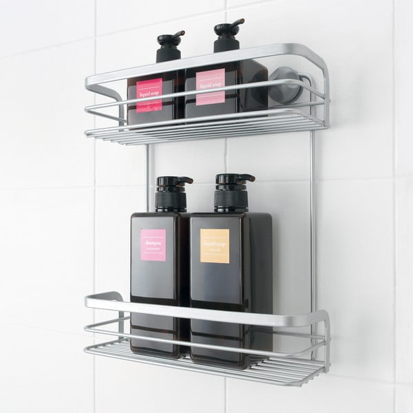 Nástenný dvojposchodový stojan Metaltex Viva, 26 × 30 cm-image-1