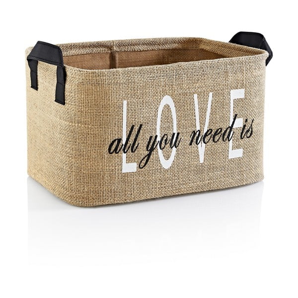 Úložný košík z juty 30x22x30 cm – Mioli Decor