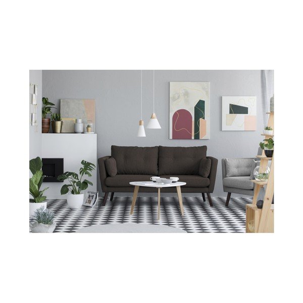 Hnedá trojmiestna pohovka Mazzini Sofas Elena-image-1