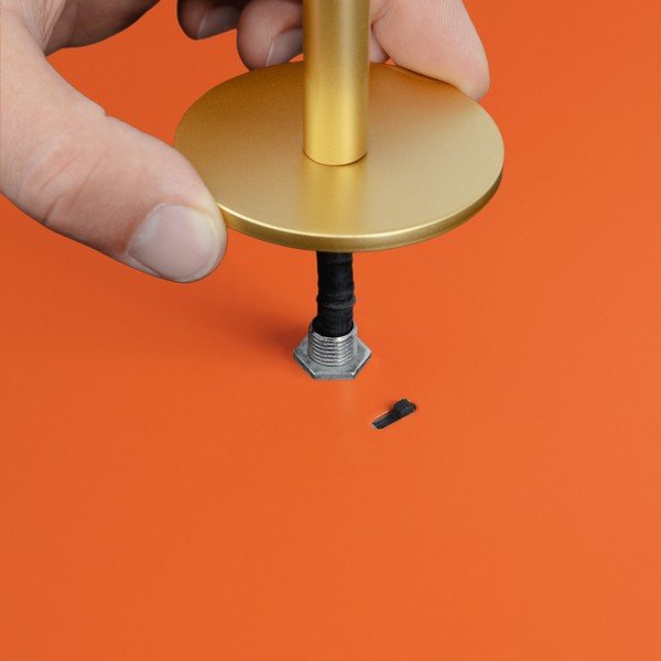 Oranžové kovové LED stmievateľné závesné svietidlo s kovovým tienidlom ø 31 cm Asteria Plus – UMAGE-image-4