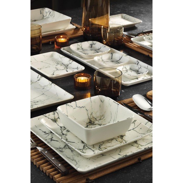 24-dielna súprava porcelánového riadu Kütahya Porselen Marble-image-1