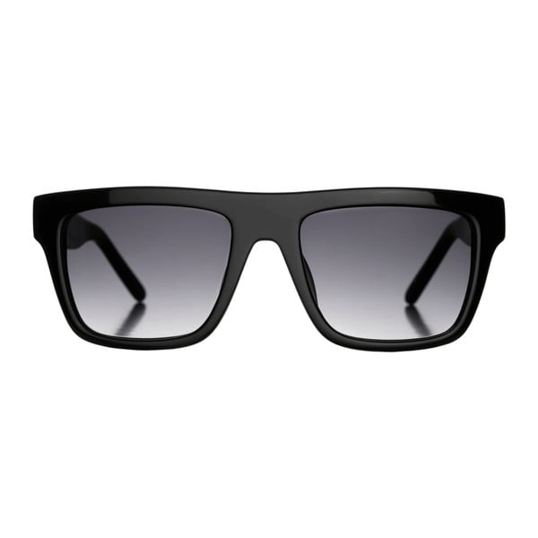 Čierne slnečné okuliare s tmavosivými sklami Marshall Johny Vinyl, veľ. S
