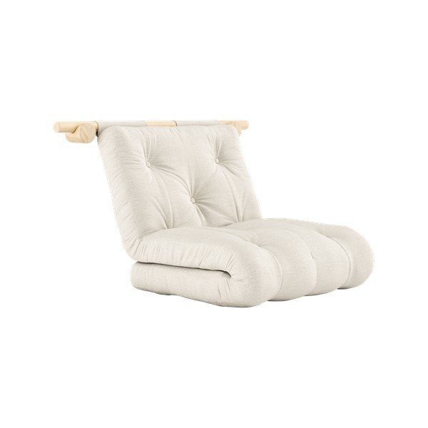 Ľanové kreslo v prírodnej farbe Hooked – Karup Design