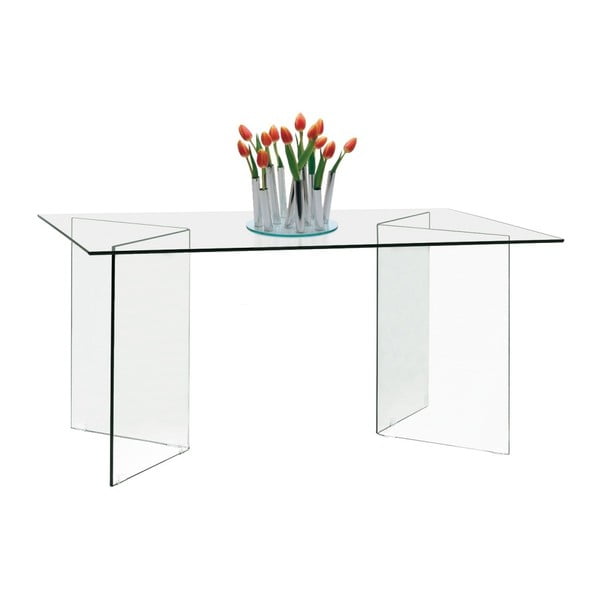 Sklenený jedálenský stôl Evergreen House Esidra, dĺžka 160 cm-image-1