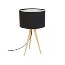 Čierna stolová lampa Zuiver Tripod Wood