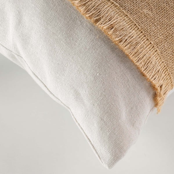 Dekoračný vankúš s prímesou juty 45x45 cm Rico – douceur d'intérieur-image-1