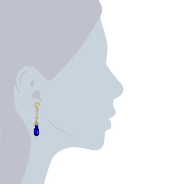 Náušnice s krištáľmi Swarovski Lilly & Chloe Evette-image-1