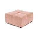 Ružový zamatový modul pohovky Rome Velvet - Cosmopolitan Design