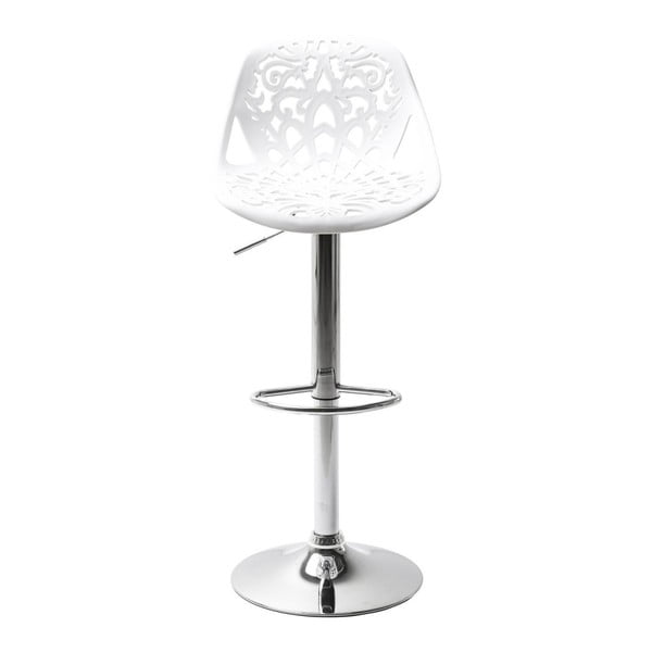 Biela barová stolička Kare Design Ornament