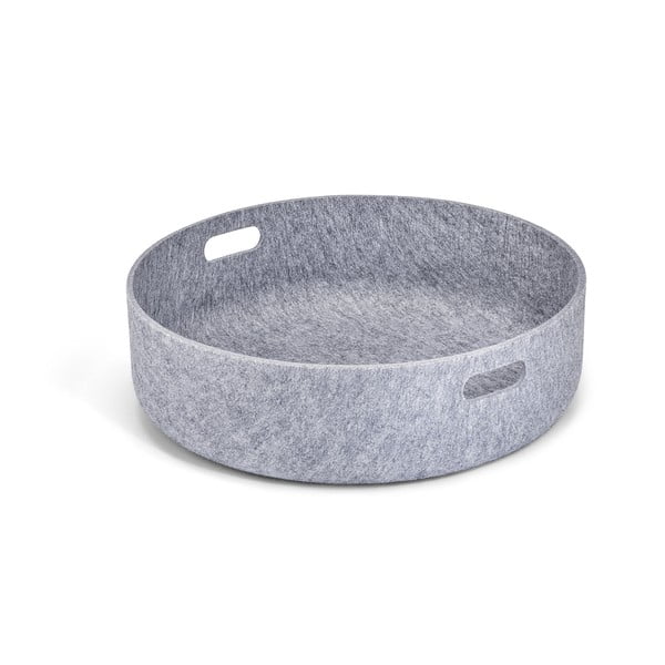 Úložný látkový košík ø 46x12 cm Cesto Concrete – MiaCara