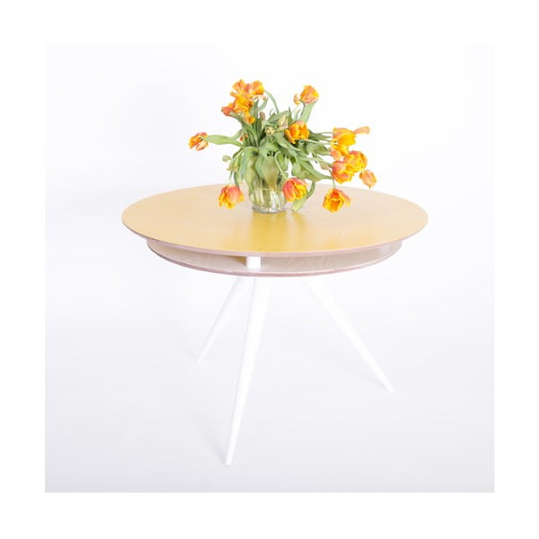 Žltý jedálenský stôl Ragaba Triad-image-2