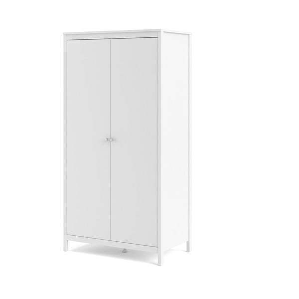 Biela šatníková skriňa 102x199 cm Madrid – Tvilum-image-4