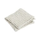 Béžové vaflové bavlnené uteráky v súprave 2 ks 30x30 cm Caro – Blomus