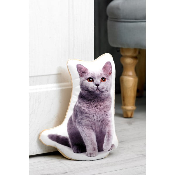 Zarážka do dverí s potlačou Britskej modrej mačky Adorable Cushions