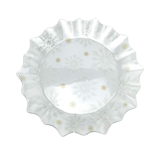 Sklenený tanier s vianočným motívom ø 29,5 cm – Dakls