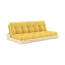 Žltá menčestrová rozkladacia pohovka 196 cm Base – Karup Design