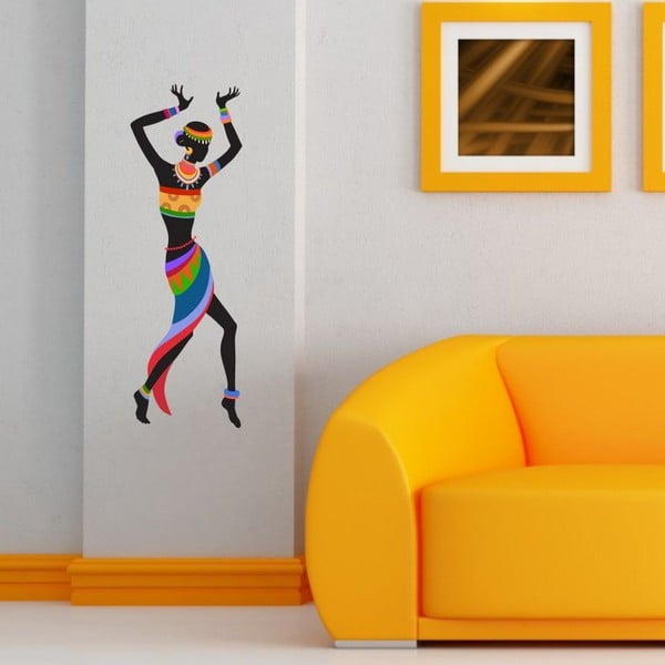 Dekoratívna nálepka na stenu Dance Women
