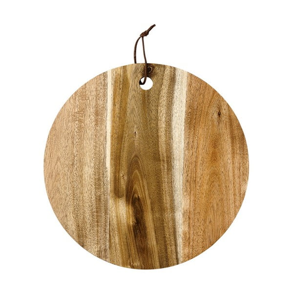 Servírovacia doštička z dreva akácie Ladelle, ⌀ 30 cm