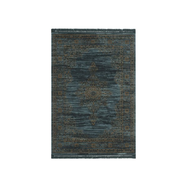 Modrý koberec Gannon 154 × 228 cm