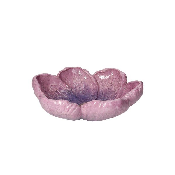 Dekoratívna tácka z polyresínu ø 26 cm Flora – Brandani-image-2