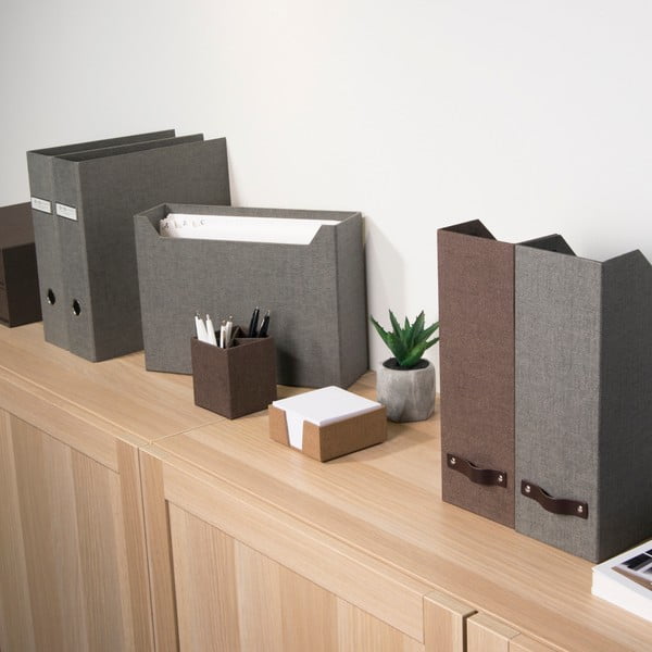 Tmavosivý zakladač na časopisy a dokumenty Bigso-image-1