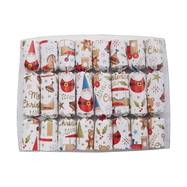 Vianočné crackery v súprave 8 ks Toy Town – Robin Reed