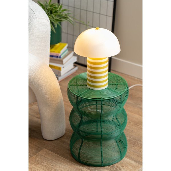 Kovový okrúhly odkladací stolík ø 30 cm Cuerda Onda – Leitmotiv-image-1