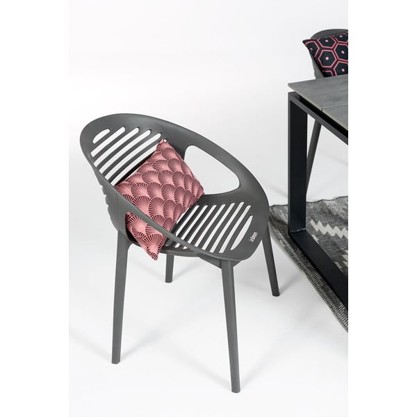 Sivá záhradná súprava nábytku so 6 stoličkami Le Bonom Joanna Strong-image-3