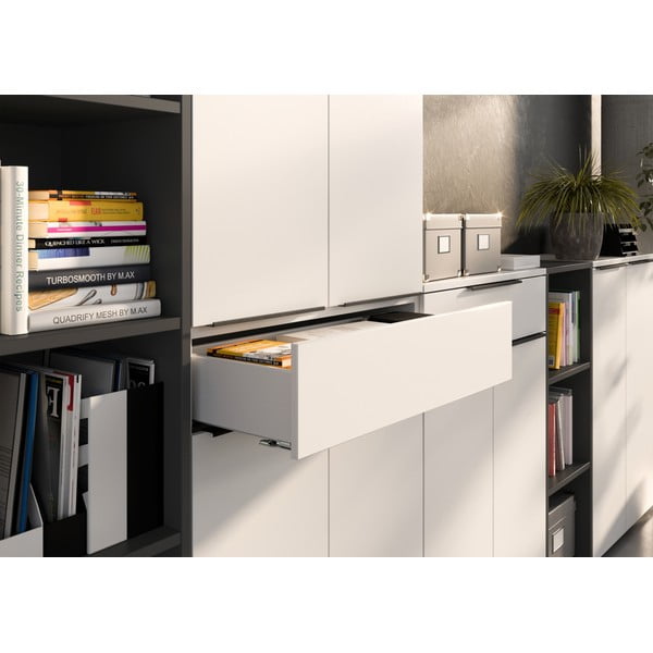 Biela šatníková skriňa 81x197 cm Mailand – Germania-image-1