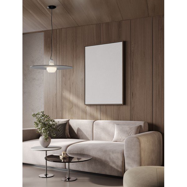 Matne čierne oceľové závesné svietidlo ø 60 cm Lora – Nova Luce-image-1
