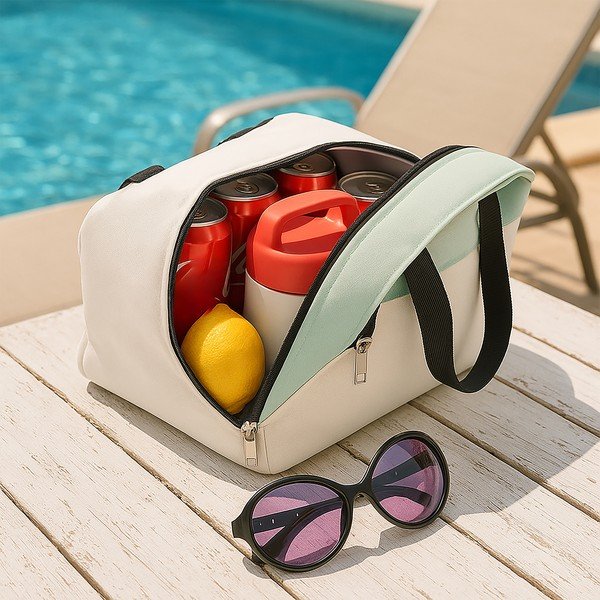 Krémovobiela chladiaca taška 11 l Termo – Orion-image-1