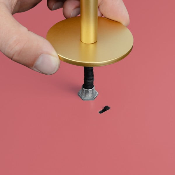 Ružové kovové LED stmievateľné závesné svietidlo s kovovým tienidlom ø 31 cm Asteria Plus – UMAGE-image-1