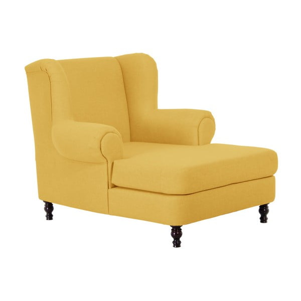 Žlté kreslo ušiak Max Winzer Mareille Yellow-image-3