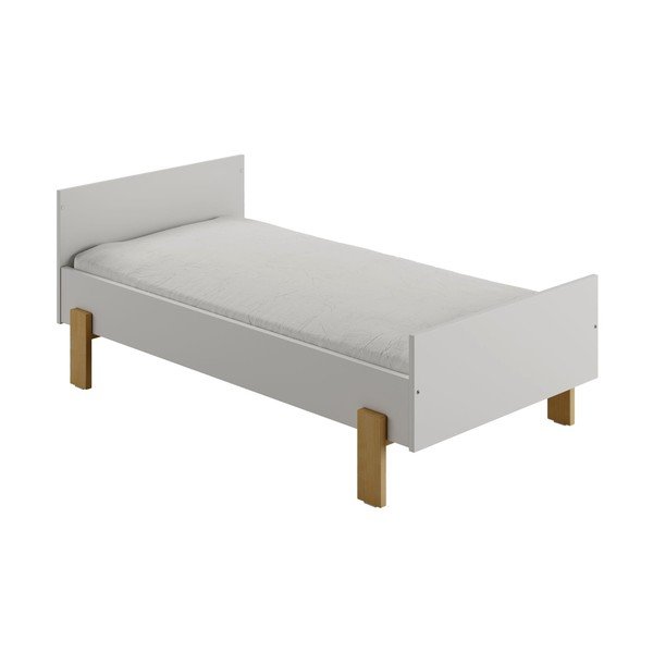 Svetlosivá postieľka 70x140 cm Cube - Pinio-image-2