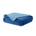 Modrý prešívaný pléd z mikrovlákna 220x240 cm Softa – Restilo