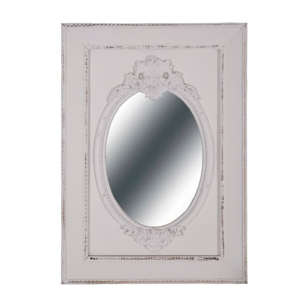 Biele nástenné zrkadlo Antic Line