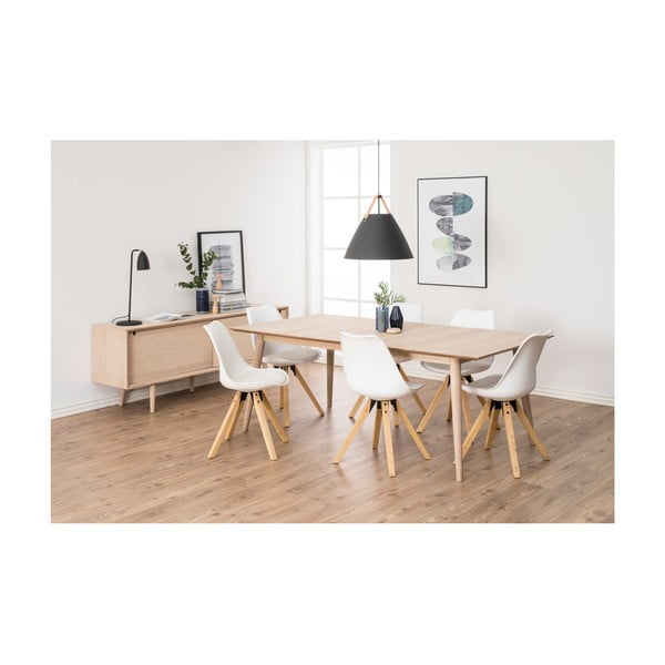 Rozkladací jedálenský stôl s podnožím z dubového dreva Actona Century, 200 x 100 cm-image-2