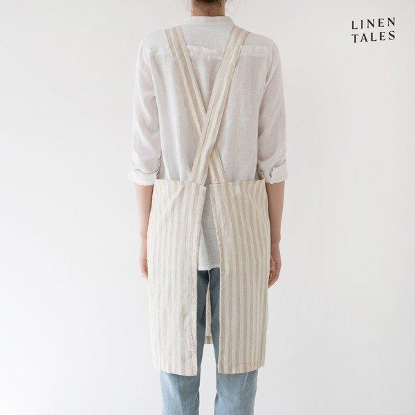 Ľanová zástera Crossback - Linen Tales-image-2