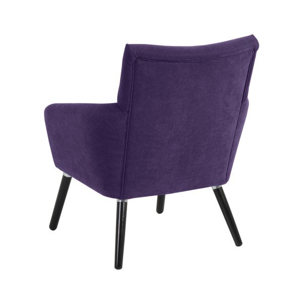 Fialové kreslo Max Winzer Jörn Velor-image-2