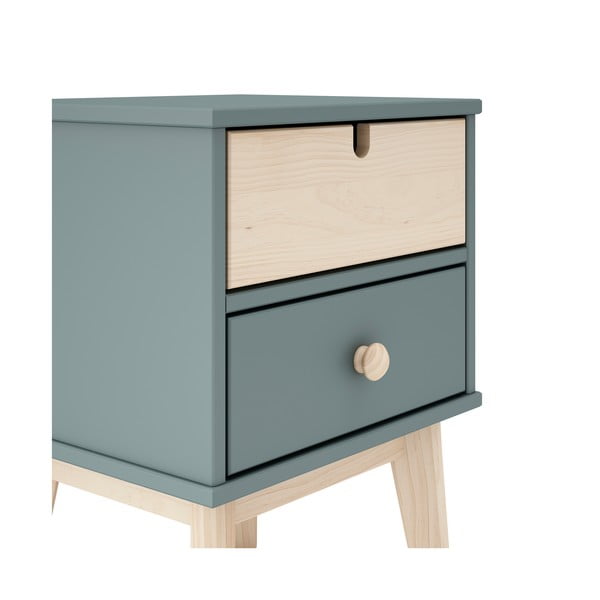 Detský nočný stolík sivozelený Estefania – Marckeric-image-4