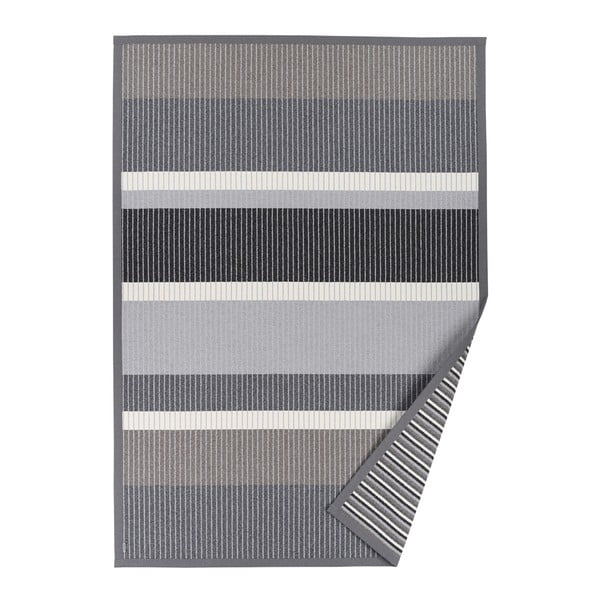 Sivý vzorovaný obojstranný koberec Narma Märdi, 160 × 230 cm