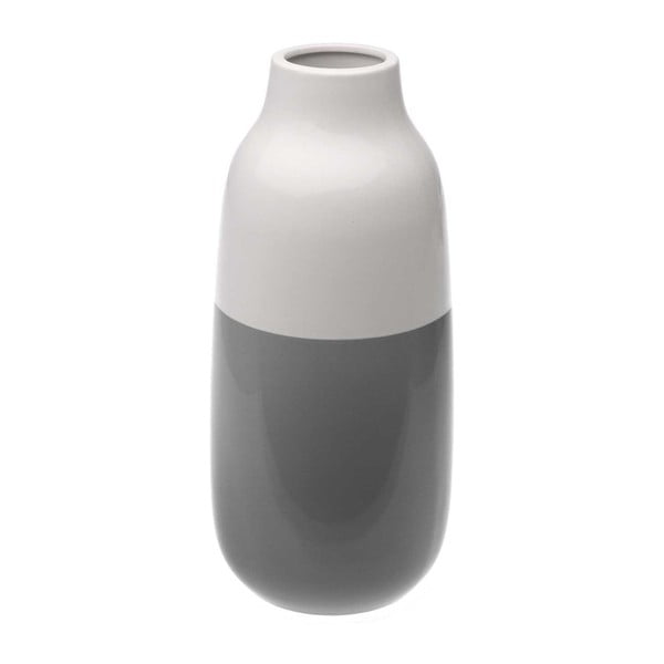 Sivo-biela keramická váza Versa Turno, výška 28,5 cm