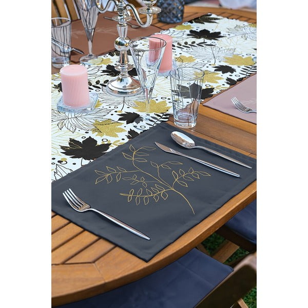 Súprava 4 textilných prestieraní a behúňov Minimalist Home World-image-3