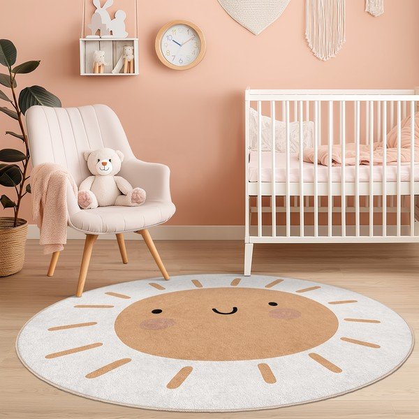 Prateľný detský koberec ø150 cm Sunny World – Mila Home-image-3