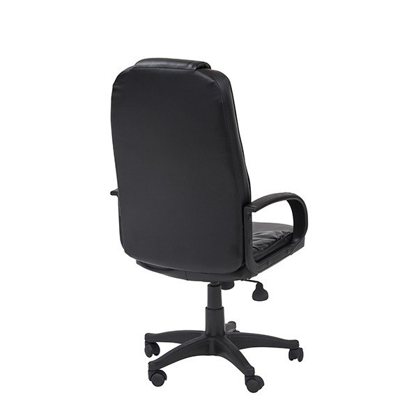 Pracovná stolička na kolieskach Pres, čierna-image-1
